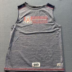 Russell Arizona Wildcats Sleeveless Performance Tank Top Men Sz M Gray Pre-Owned